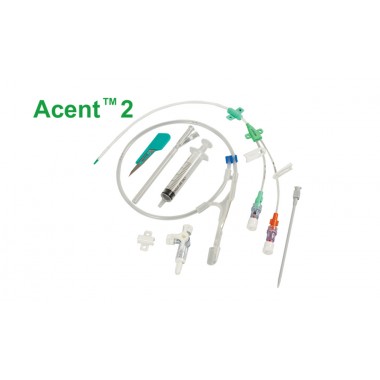 Double Lumen Central Venous Catheter (Seldinger technique)