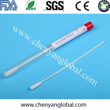 DNA Sample Collection Sterile Transport Plastic Handle Medical Swab