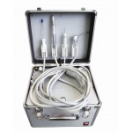 Mini portable dental unit with straight hand piece