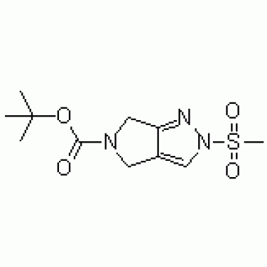 2-(Methylsulfonyl)-2,6-dihydropyrrolo[3,4-c]pyrazole-5(4H)-carboxylic acid tert-butyl ester