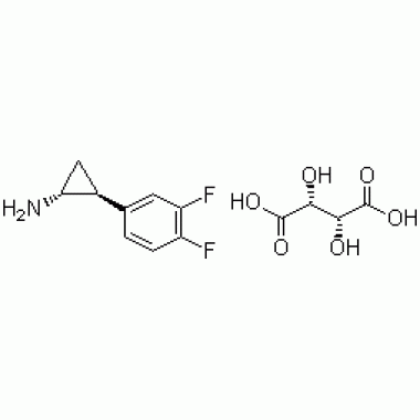 (1R,2S)-2-(3,4-Difluorophenyl)cyclopropanamine (2R,3R)-2,3-dihydroxybutanedioate