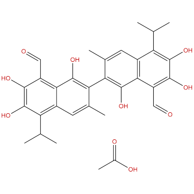 Acetate gossypol