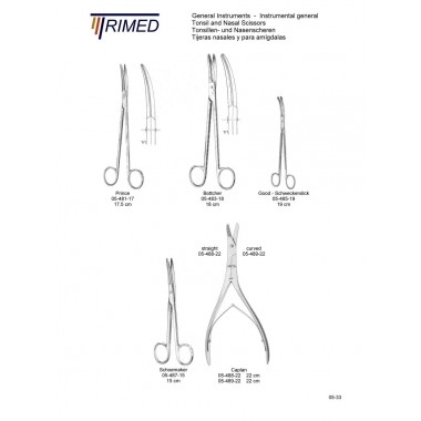 Tonsil & Nasal Scissors