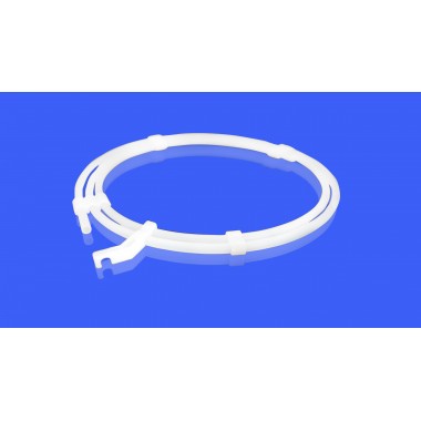 Medical dispenser hoop for guide wire