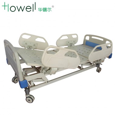 3 Medical Hospital crank Manual Nursing Metal Side Rail Crank Bed