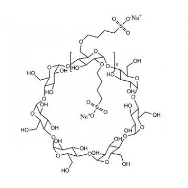 Betadex sulfobutyl ether sodium