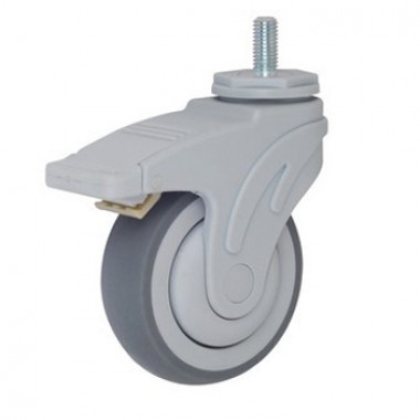 full plastic medical casters