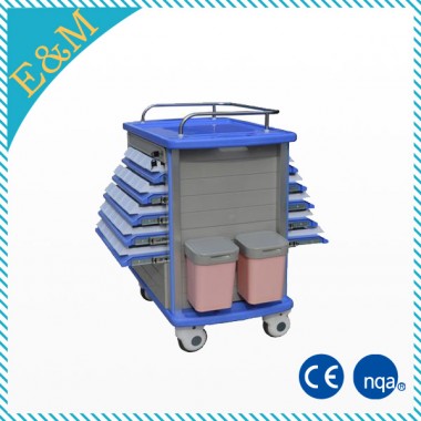 EM-MAT-007 ABS Medicine Trolley