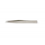 Tweezers, 11.5cm, Straight, 0.17x0.1mm Tips, Serrated