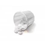 250 PCS /Sleeve paper Medicine cups , 3/4 oz