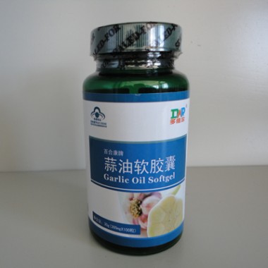 Garlic oil soft capsules