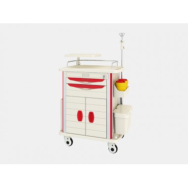 Stainless Steel Emergency Trolley