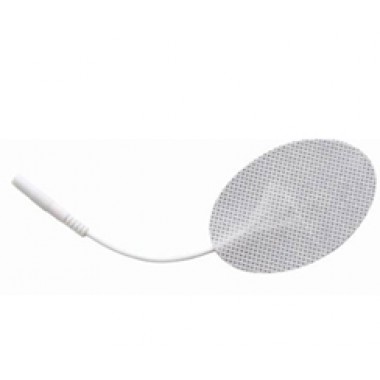 Oval disposable medical non-woven wire electrode