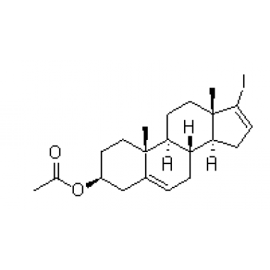 17-Iodoandrosta-5,16-dien-3beta-acetate ester