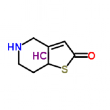 5,6,7,7a-Tetrahydrothieno[3,2-c]pyridine-2(4H)-one hydrochloride [115473-15-9]