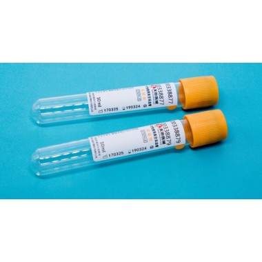 Disposable vacuum blood collection tube