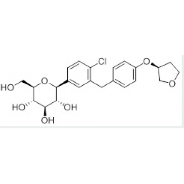 (1S)-1,5-anhydro-1-(4-chloro-3-{4-[(3S)-tetrahydrofuran-3-yloxy]benzyl}phenyl)-D-glucitol