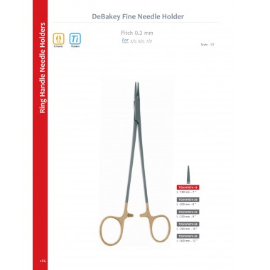 DeBakey Fine Needle Holder