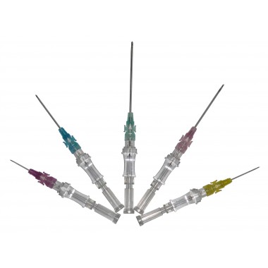 Anti reflux indwelling needle