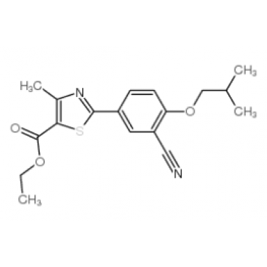 Ethyl 2-(3-cyano-4-isobutoxyphenyl)-4-methyl-5-thiazolecarboxylate CAS:160844-75-7 Assay:98