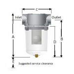 STS Series See-Through Liquid Separator