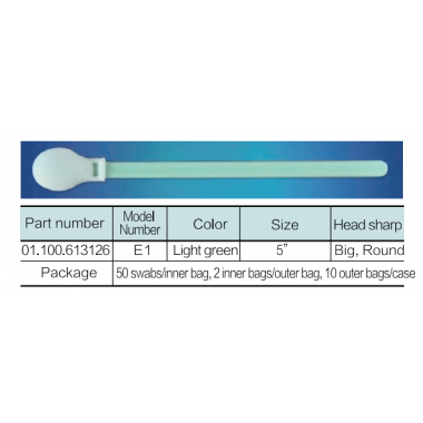 E1 Cleanroom Foam Swab