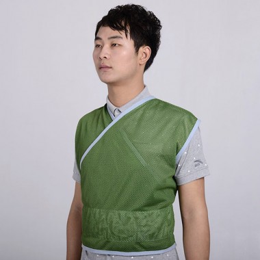 Security constraint vest (lattice double belting)