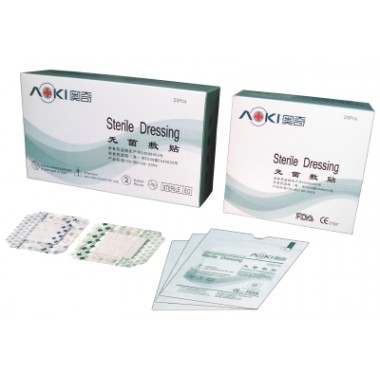 Transparent waterproof wound dressing