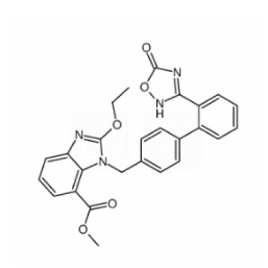 1-((2'-(2,5-dihydro-5-oxo-1,2,4-oxadiazol-3-yl)(1,1'-biphenyl)-4-yl)methyl)-2-ethoxy-1h-benzimidazole-7-carboxylic acid methyl ester