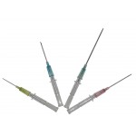 Penholder type indwelling needle