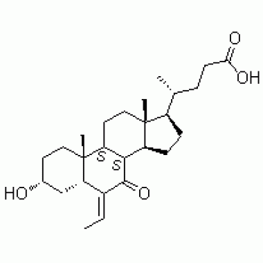 (3alpha,5beta,6E)-6-Ethylidene-3-hydroxy-7-oxocholan-24-oic acid