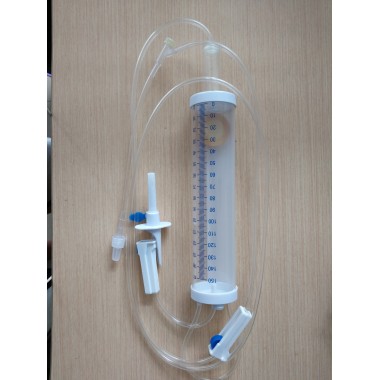 Infusion set with burette