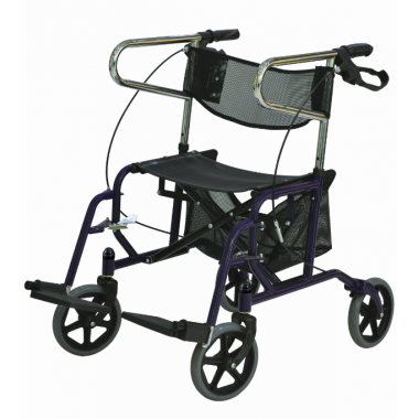 Aluminum Transport Rollator