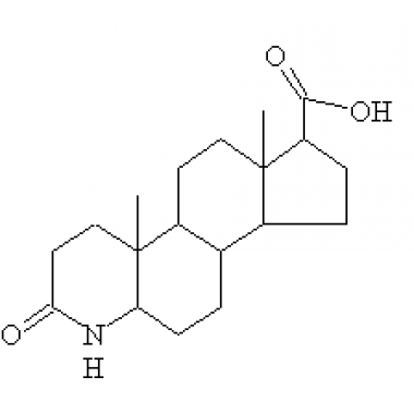 4-aza-5a-androstan-3-one-17b-carboxylic acid