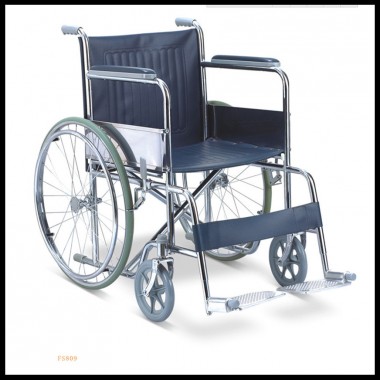 Steel Folding Wheelchair with Ce and ISO