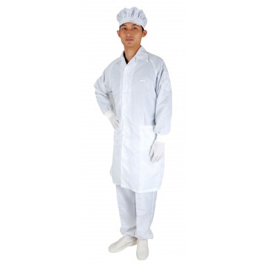 J1 Antistatic Smock (with collar and four-hole button)