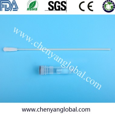 More images disposable DNA sampling sterilized oral nylon flocked sample collection kit