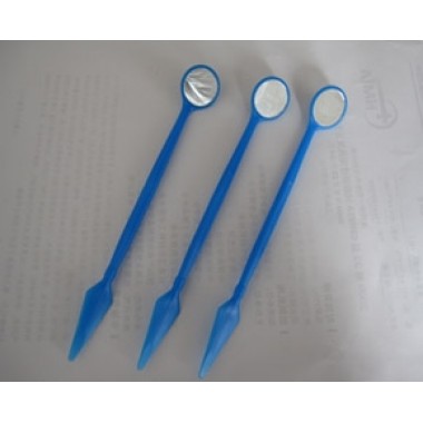 dental mirror handle Disposable dental PC glass mirrorfor dental examination