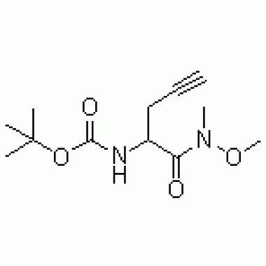 tert-Butyl [1-[methoxy(methyl)amino]-1-oxo-4-pentyn-2-yl]carbamate