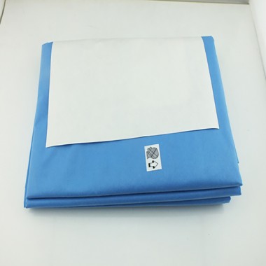 SMS non-woven fabric for surgical drapes and wraps