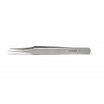 -1Economy Tweezers #4, 11cm, 0.4x0.45mm Tips, pack of 6