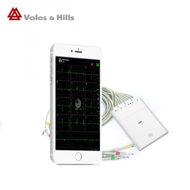 Portable 12-lead bluetooth iPad ECG machine