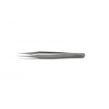 Tweezers 5MS, 8.2cm, Straight, 0.09x0.05mm Tips