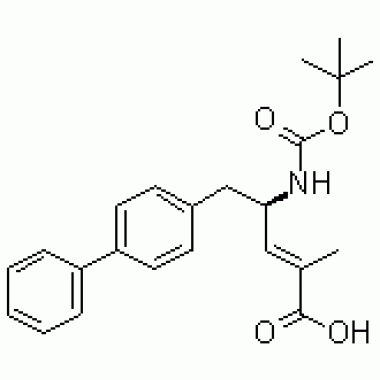 (2E,4R)-5-[1,1'-Biphenyl]-4-yl-4-[[(1,1-dimethylethoxy)carbonyl]amino]-2-methyl-2-pentenoic acid