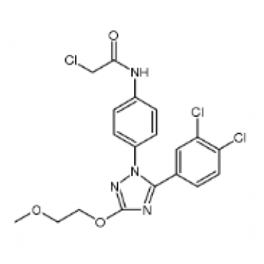 2-chloro-N-4-5-(3,4-dichlorophenyl)-3-(2-methoxyethoxy)-1H-1,2,4-triazol-1-ylphenyl-