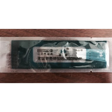 Disposable sterile acupuncture needle