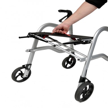 Medical Foldable Transport Rollator And Walking Aid Walker