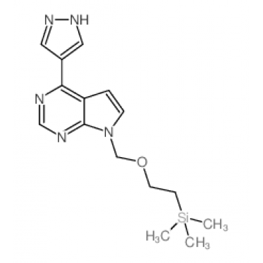 4-(1H-Pyrazol-4-yl)-7-((2-(trimethylsilyl)ethoxy)methyl-7H-pyrrolo[2,3-d]pyrimidine